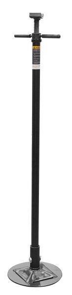 kattotuki, korkea, määrä: 1 kpl, kapasiteetti: 0,75 t, korkeus min 1360 mm, korkeus max 2030 mm, suoja: itselukittuva, ruuvatava, väri: musta