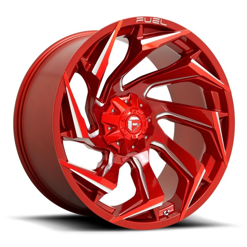 alumiinivanne Fuel D754 Reaction Candy Red Milled 9x20" 6x139.7 ET1 keskireikä 106