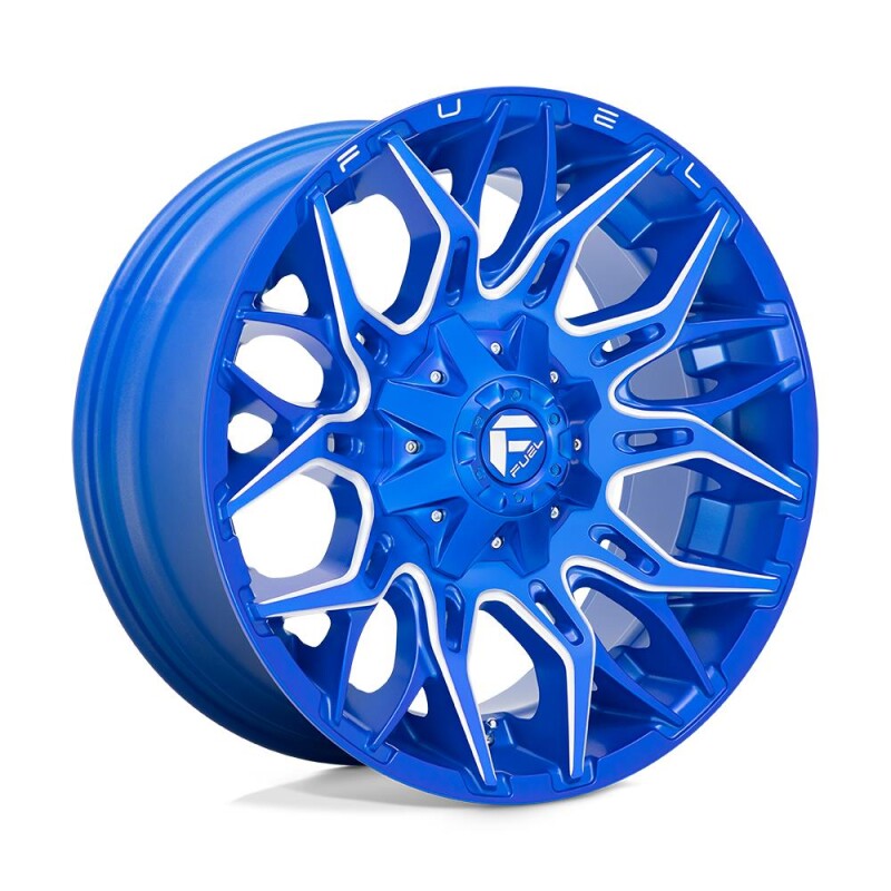 alumiinivanne Fuel D770 Twitch Anodized Blue Milled 9x20" 6x139.7 ET1 keskireikä 106