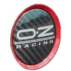 OZ Racing Wheel Cap 81310720 M679C/AL + Ring M695 Red 1 Kpl