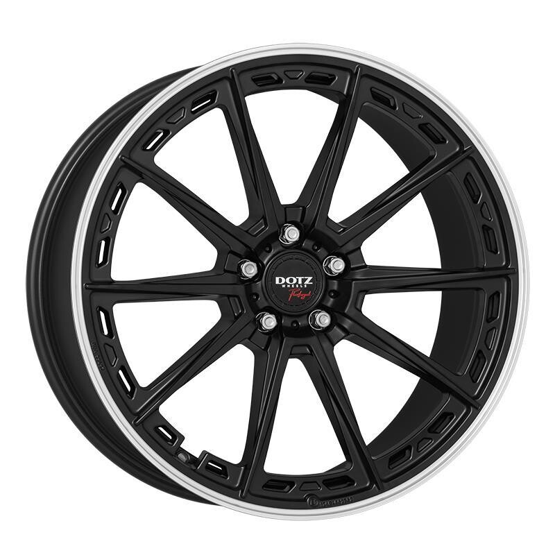 alumiinivanne Dotz Sonoma dark Black, matta/polished lip 8.5x20" 5x120 ET32 keskireikä 72.6