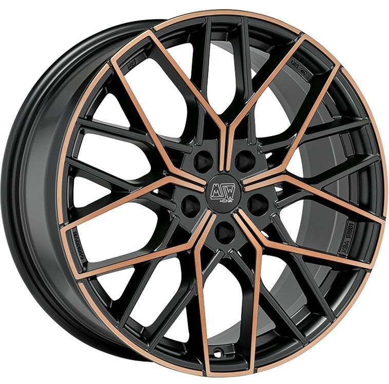 alumiinivanne MSW 74 Matt Black Copper Fp 8x19" 5x112 ET45 keskireikä 73.1