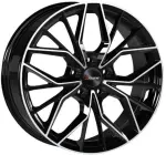 alumiinivanne Xtreme RX6 Black Diamond 8x21" 5x108 ET50 keskireikä 63.4
