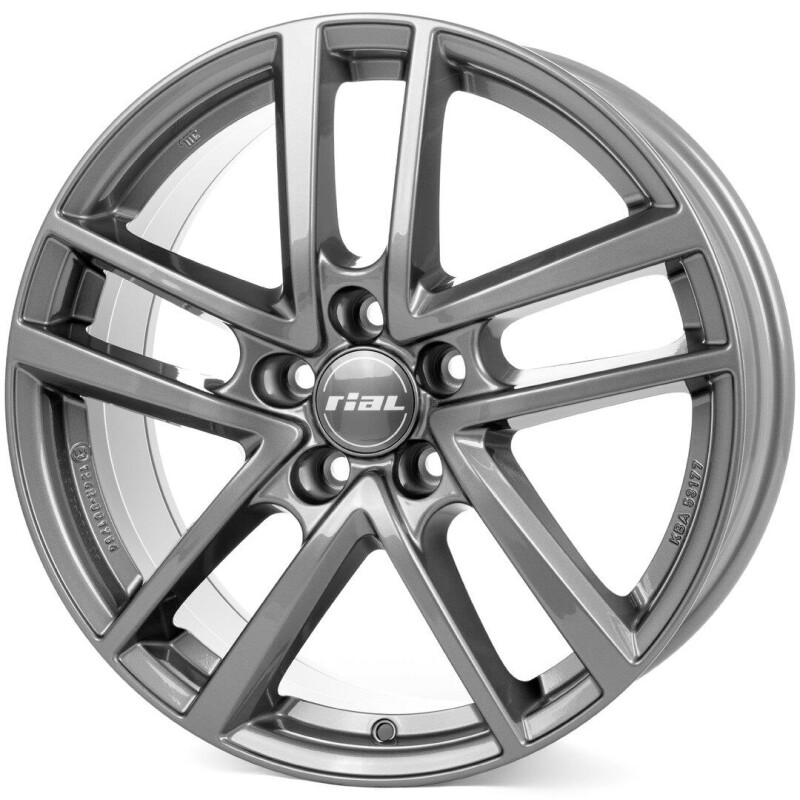 alumiinivanne Rial Astorga Graphite 6.5x16" 5x112 ET41 keskireikä 57.1