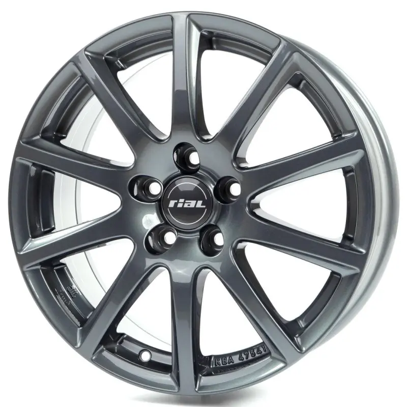 alumiinivanne Rial Milano titanium 6.5x16" 5x112 ET33 keskireikä 57.1
