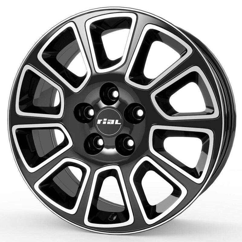 alumiinivanne Rial Transporter 2 diamond-black frontpolished 7x17" 5x114.3 ET45 keskireikä 66.1