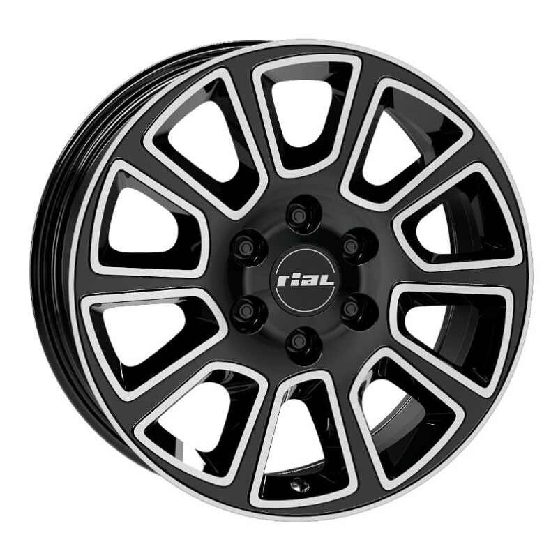 alumiinivanne Rial Transporter 2 diamond-black frontpolished 7x17" 6x130 ET50 keskireikä 84.1