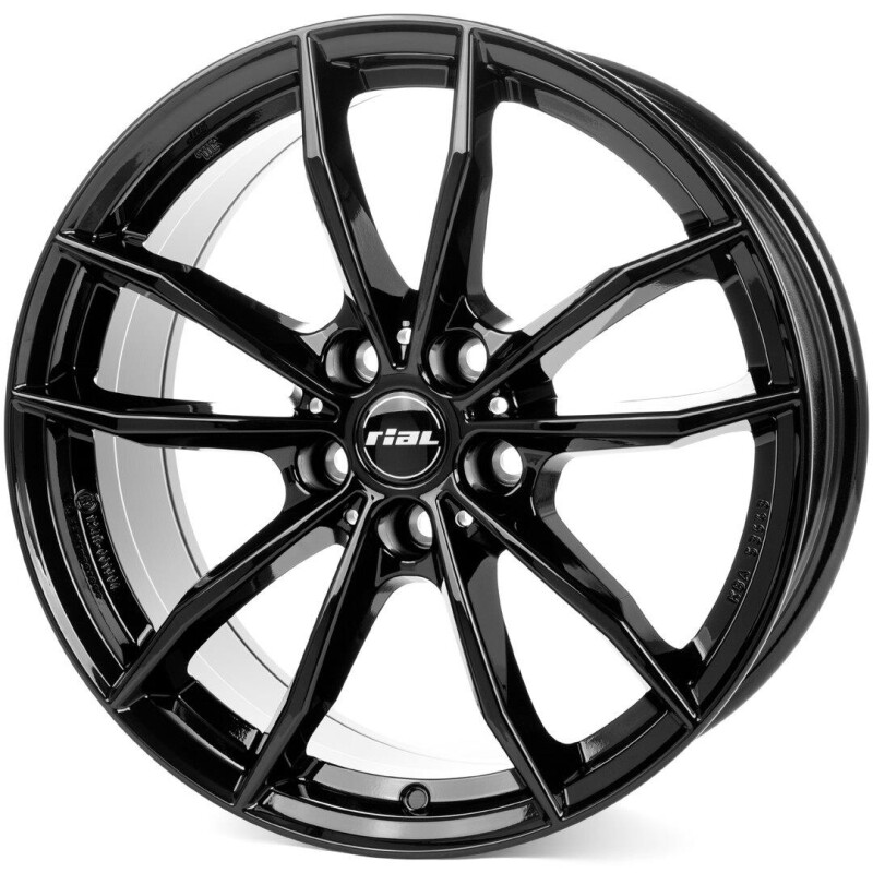 alumiinivanne Rial X12 diamond-black 8x19" 5x112 ET39 keskireikä 66.6