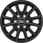 alumiinivanne MSW 48 Van 6 reikää Matt Black 6.5x16" 6x120 ET50 keskireikä 74.5