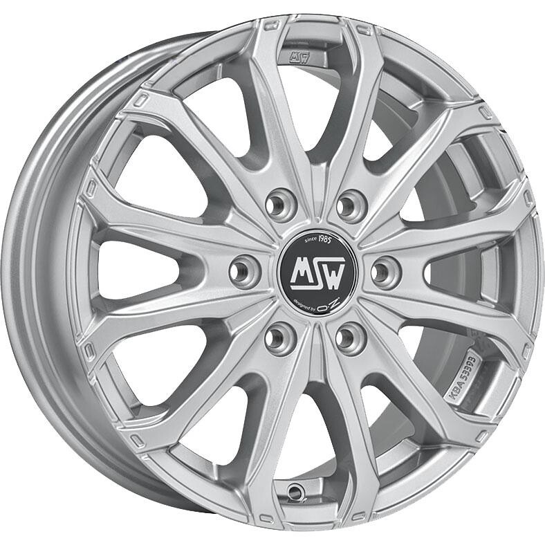 alumiinivanne MSW 48 Van 6 reikää Full Silver 6.5x16" 6x120 ET50 keskireikä 74.5