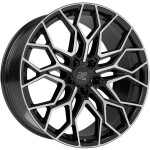 alumiinivanne MSW 51 Gloss Black Full Polished 10x20" 5x112 ET40 keskireikä 73