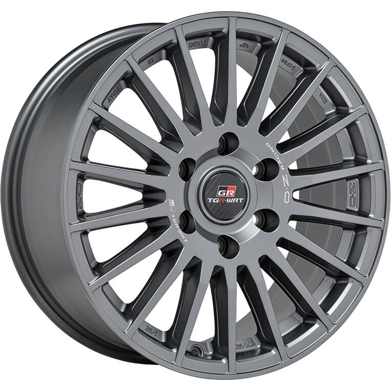 alumiinivanne OZ Racing Rally Desert TGR-WRT Matt Graphite + Silver Lettering 8x18" 6x139.7 ET50 keskireikä 95.1