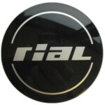 Rial Wheel Cap 64mm Black with Silver lettering N32 9N32RIAL-SW/si