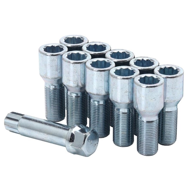JR Bolts B1415H33S M14x1.5x33 Tuner Hex 20mm Conycal 60° 10 Kpl + Key