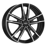 alumiinivanne Dezent KF dark Black/polished 6.5x17" 5x114.3 ET45 keskireikä 60.1