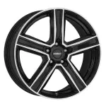 alumiinivanne Dezent KG dark Black/polished 7.5x18" 5x120 ET40 keskireikä 64.1