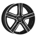 alumiinivanne Dezent KG dark Black/polished 6.5x18" 5x114.3 ET32 keskireikä 66.1