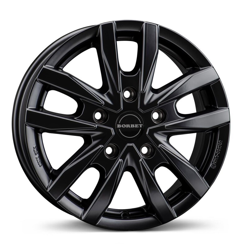 alumiinivanne Borbet CW5 Black, matta 6.5x16" 5x120 ET60 keskireikä 65.1