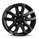 alumiinivanne Borbet CW5 Black, matta 6.5x16" 5x160 ET60 keskireikä 65.1