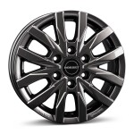 alumiinivanne Borbet CW6 mistral anthracite glossy 6.5x16" 6x130 ET62 keskireikä 84.1