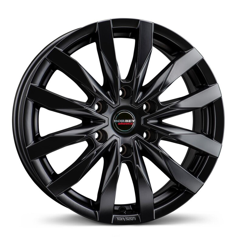 alumiinivanne Borbet CW6 Black, matta 6.5x16" 6x130 ET62 keskireikä 84.1