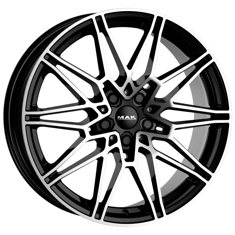 alumiinivanne MAK Koenig Black Mirror 8x19" 5x112 ET27 keskireikä 66.6