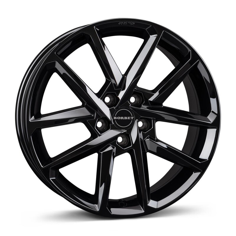 alumiinivanne Borbet N black glossy 7.5x17" 5x108 ET42 keskireikä 72.5