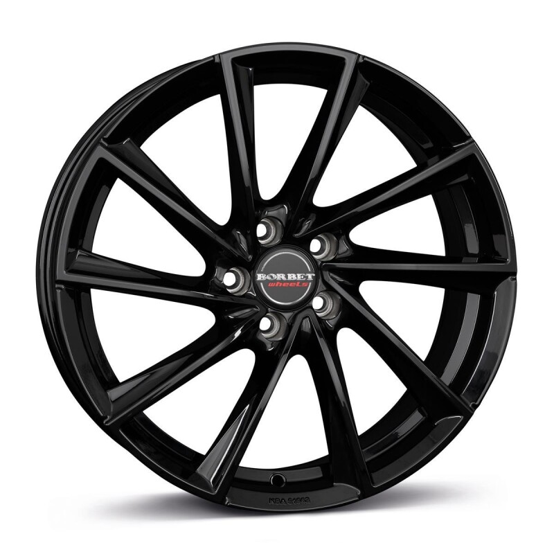 alumiinivanne Borbet VTX black glossy 8x18" 5x108 ET45 keskireikä 72.6
