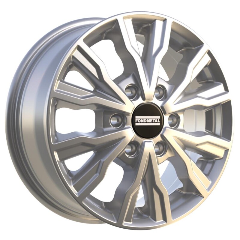 alumiinivanne Fondmetal PRO2 Glossy Silver 6.5x16" 6x120 ET50 keskireikä 74.5