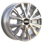 alumiinivanne Fondmetal PRO2 Glossy Silver 6.5x16" 6x120 ET50 keskireikä 74.5