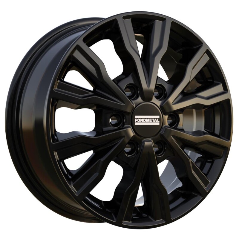 alumiinivanne Fondmetal PRO2 Glossy Black 6.5x16" 6x120 ET50 keskireikä 74.5