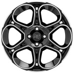 alumiinivanne MSW 83 Gloss Black Full Polished 7x17" 5x114.3 ET32 keskireikä 73.1