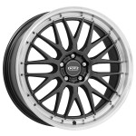 alumiinivanne Dotz Bilbao dark Gunmetal/polished lip 8.5x19" 5x114.3 ET34 keskireikä 71.6