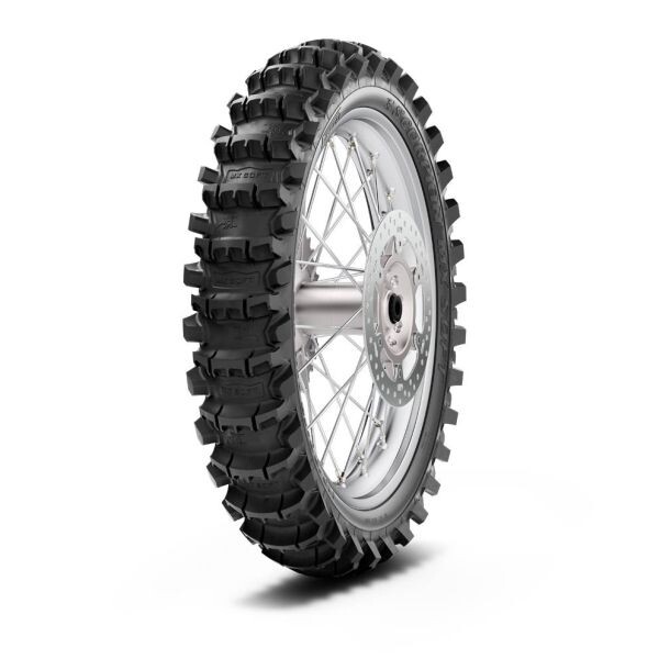 motorcycle off-road tyre pirelli 110/90-19 tt 62m scorpion mx soft rear