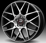 alumiinivanne Momo REVENGE EVO 2.0 Matt Black Polished 7x17" 5x100 ET38 keskireikä 72.3