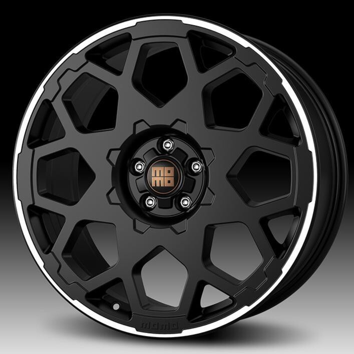 alumiinivanne Momo HEAVY DUTY Matt Black Polished 8.5x20" 5x120 ET40 keskireikä 72.6