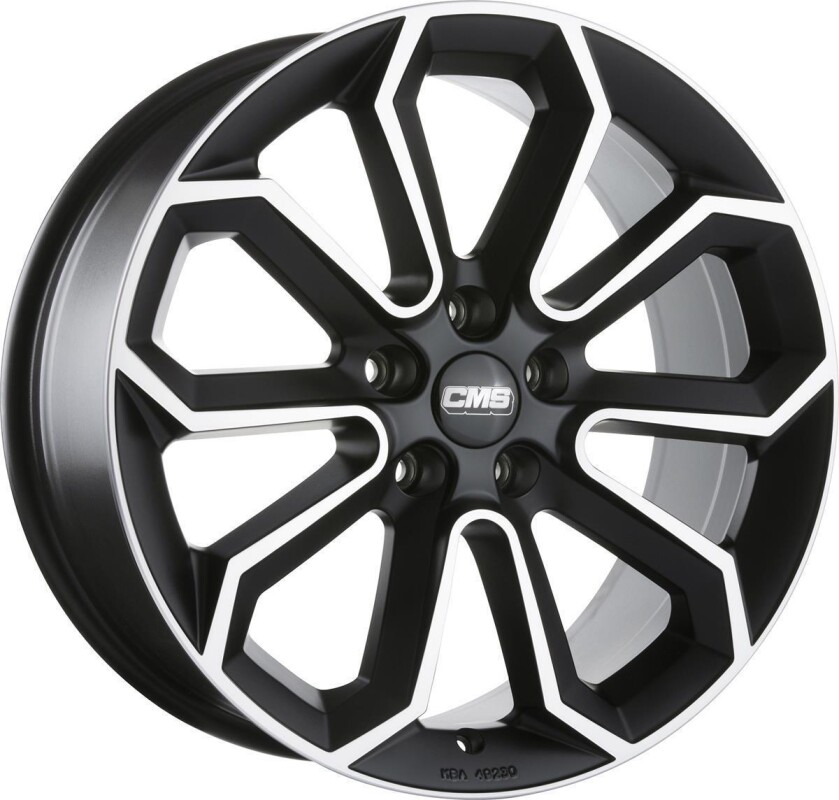 alumiinivanne CMS C20 Diamond Black, matta 8x18" 5x112 ET35 keskireikä 66.6