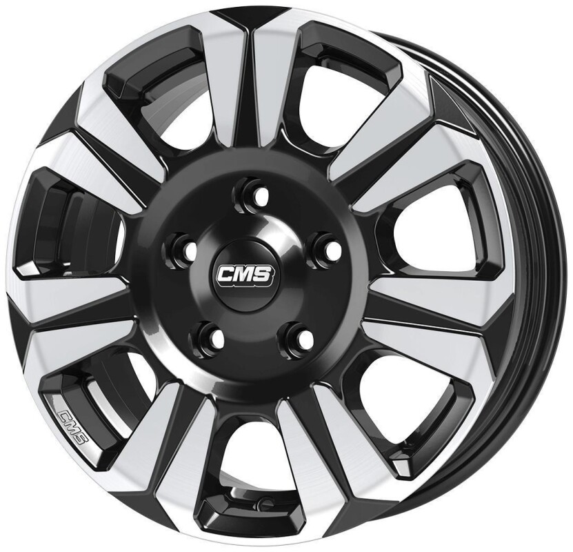 alumiinivanne CMS C31 Diamond Black Gloss 6.5x16" 5x118 ET60 keskireikä 71.1