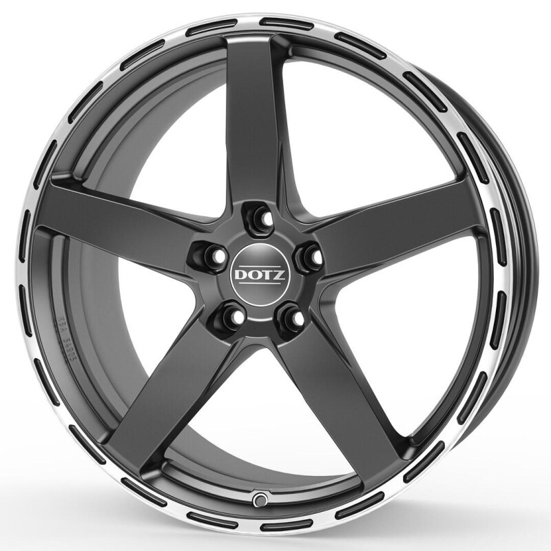alumiinivanne Dotz MarinaBay dark Gunmetal/polished lip 9.5x19" 5x114.3 ET40 keskireikä 71.6
