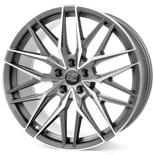 alumiinivanne MSW 50 Matt Gun Metal Full Polished (Mgmfp) 10x22" 5x112 ET18 keskireikä 66.6
