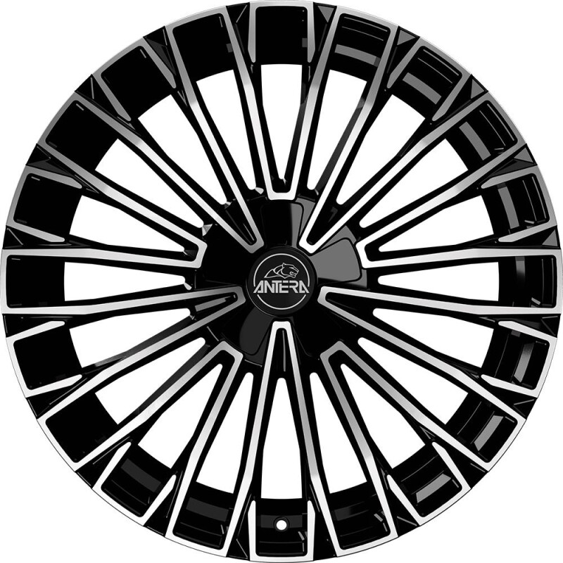 alumiinivanne Antera A103 Piano Black Diamond 8.5x20" 5x114.3 ET40 keskireikä 75
