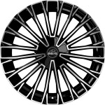 alumiinivanne Antera A103 Piano Black Diamond 8.5x20" 5x114.3 ET40 keskireikä 75