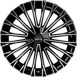 alumiinivanne Antera A103 Piano Black Diamond 8.5x20" 5x114.3 ET30 keskireikä 75