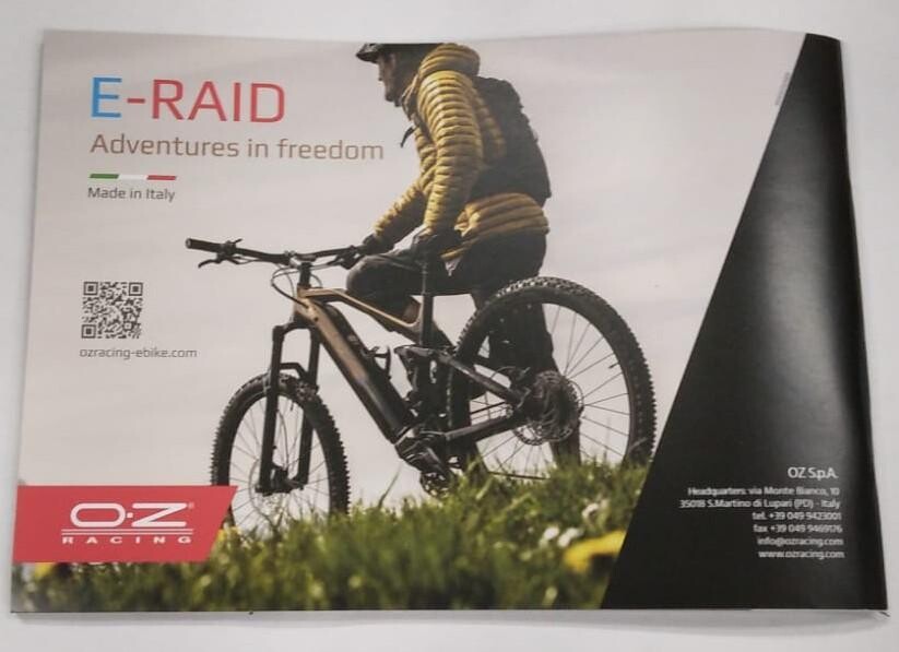 OZ Racing E-RAID bicycle catalogue 1 Kpl