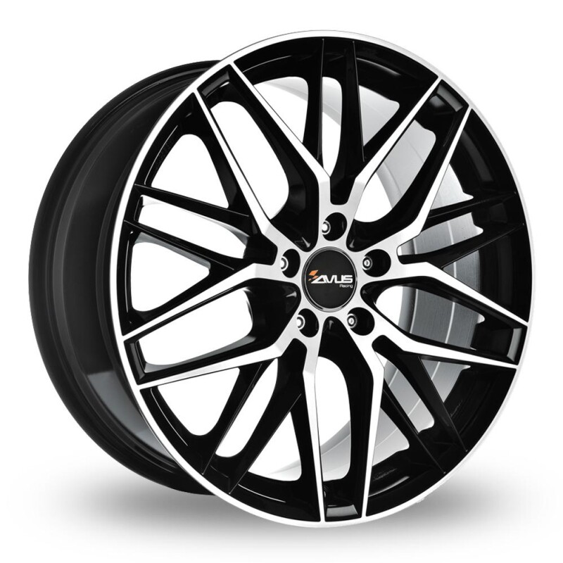 alumiinivanne Avus AF19 Black Polished 8x18" 5x120 ET45 keskireikä 72.6