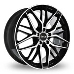 alumiinivanne Avus AF19 Black Polished 8x18" 5x120 ET45 keskireikä 72.6