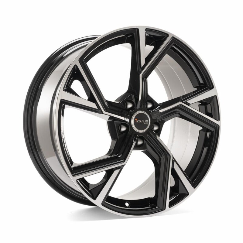 alumiinivanne Avus AF20 Black Polished 8x18" 5x112 ET28 keskireikä 66.6