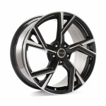 alumiinivanne Avus AF20 Black Polished 8x18" 5x112 ET28 keskireikä 66.6