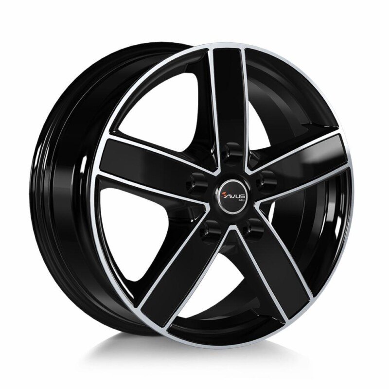 alumiinivanne Avus AC-V51 Black Polished 7x17" 5x130 ET62 keskireikä 89.1