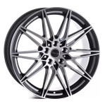 alumiinivanne Avus AC-MB5 Black Polished 8.5x20" 5x120 ET33 keskireikä 72.6